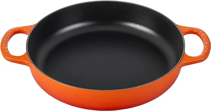Le Creuset Signature Cast Iron Everyday Pan – 11 Inches – Flame Orange 1