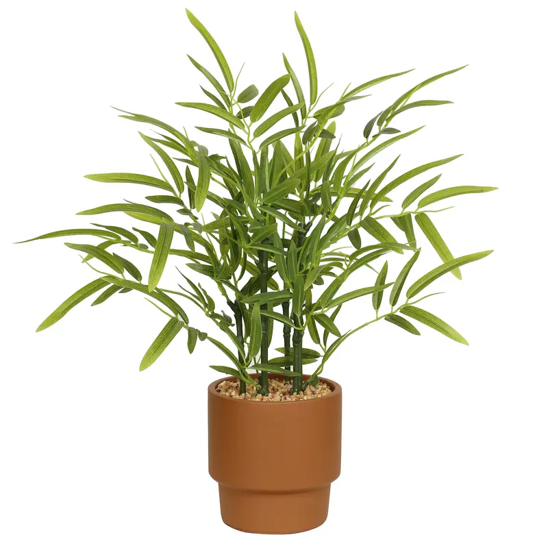 Lifelike Mini Bamboo Plant – Small Tabletop Artificial Greenery 1