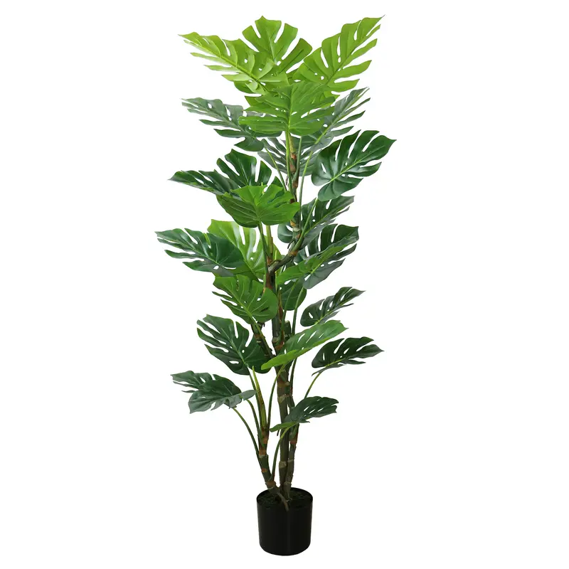 Lifelike Monstera Deliciosa – Large-Leaved Artificial Houseplant 1