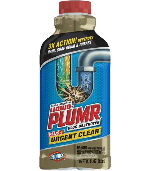 Liquid-Plumr Clog Destroyer Plus+ Fast-Acting Drain Cleaner (17 Oz) 1