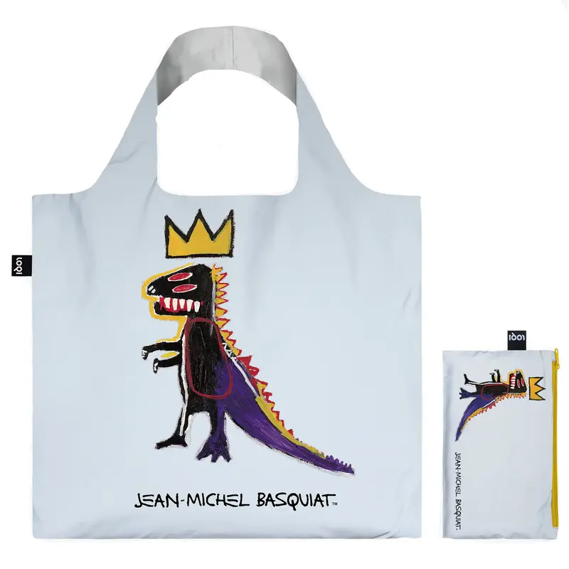 Loqi Reflective Tote Bag – Basquiat Pez Dispenser Inspired Design 1