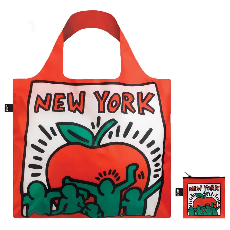 Loqi Sustainable Tote Bag – Keith Haring New York City Motif 1