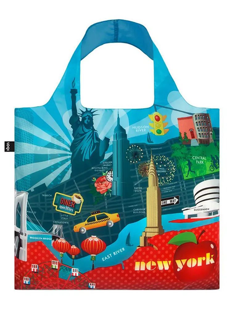 Loqi Urban New York Recycled Reusable Tote Bag 1