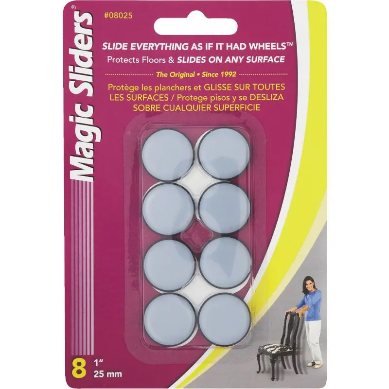 Magic Sliders 1 Inch Universal Floor Protectors (8-Pack) 1