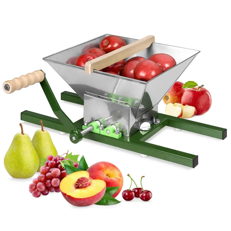 Manual Fruit Crusher – 7-Liter Stainless Steel Design With Hand Crank 1