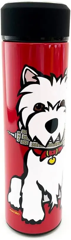 Marc Tetro West Highland White Terrier Thermal Stainless Steel Water Bottle – 17 Oz 1