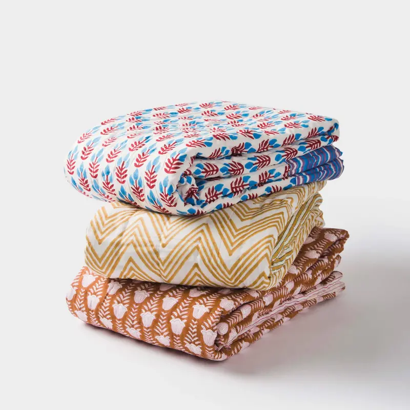 Meadow-Inspired Knit Throw Blanket – Mela Artisans 1