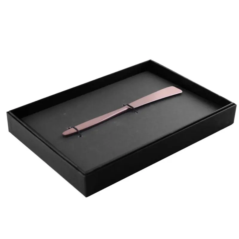 Mepra Due Rose Gold Cake Knife – Elegant Plain Design 1