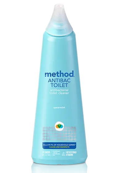 Method Antibacterial Toilet Bowl Cleaner – Spearmint Scent, 24-Ounce Disinfecting Gel 1