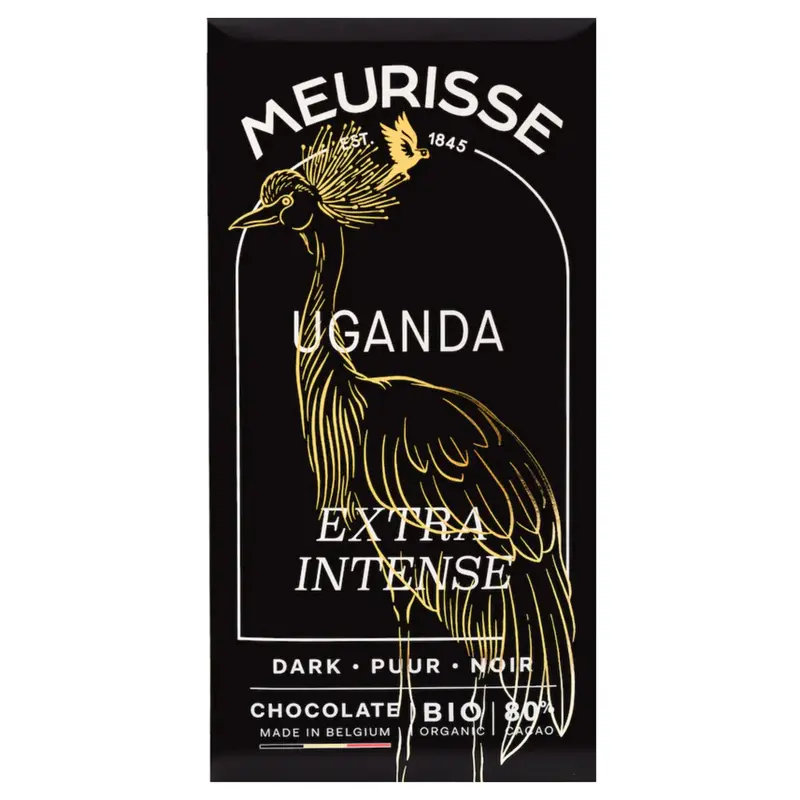 Meurisse Single-Origin Dark Chocolate Bar – 80% Cacao, Uganda – 3.5 Oz 1