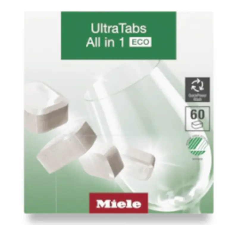 Miele Ultratabs Eco Dishwasher Detergent Pods – 60 Count 1