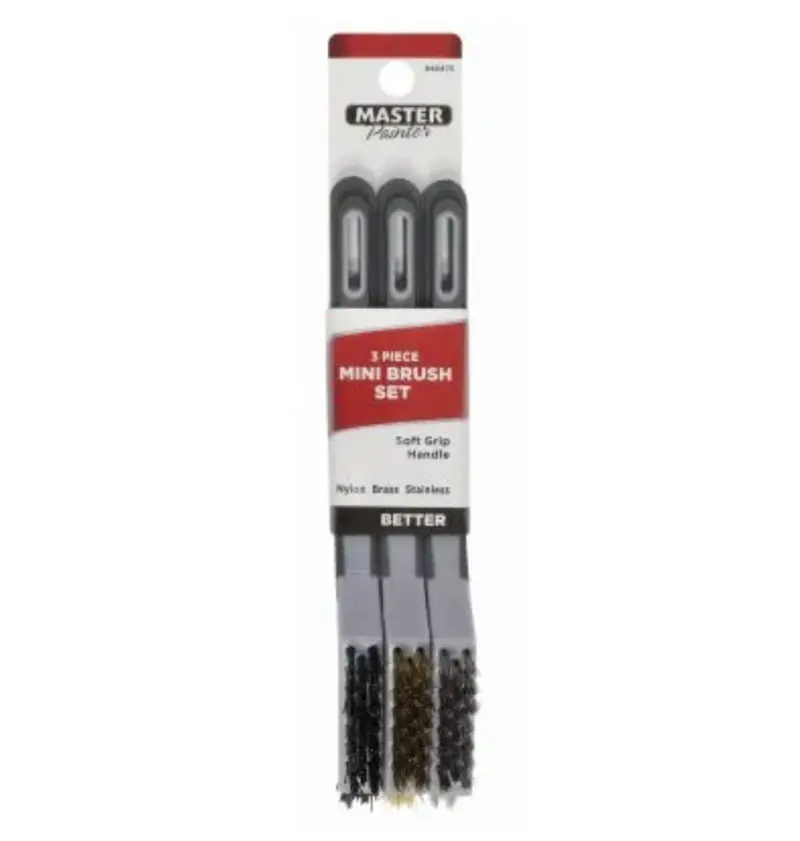 Mini Wire Brush Set – 3-Piece Compact Cleaning Tools For Detail Work 1