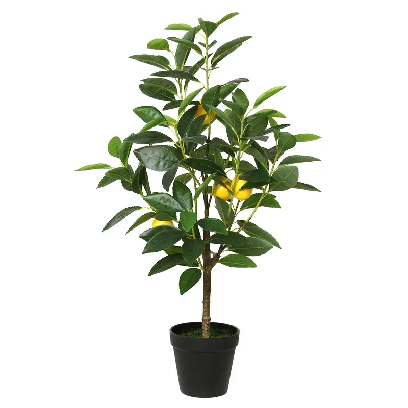 Miniature Lemon Tree Replica – Small Artificial Plant 1