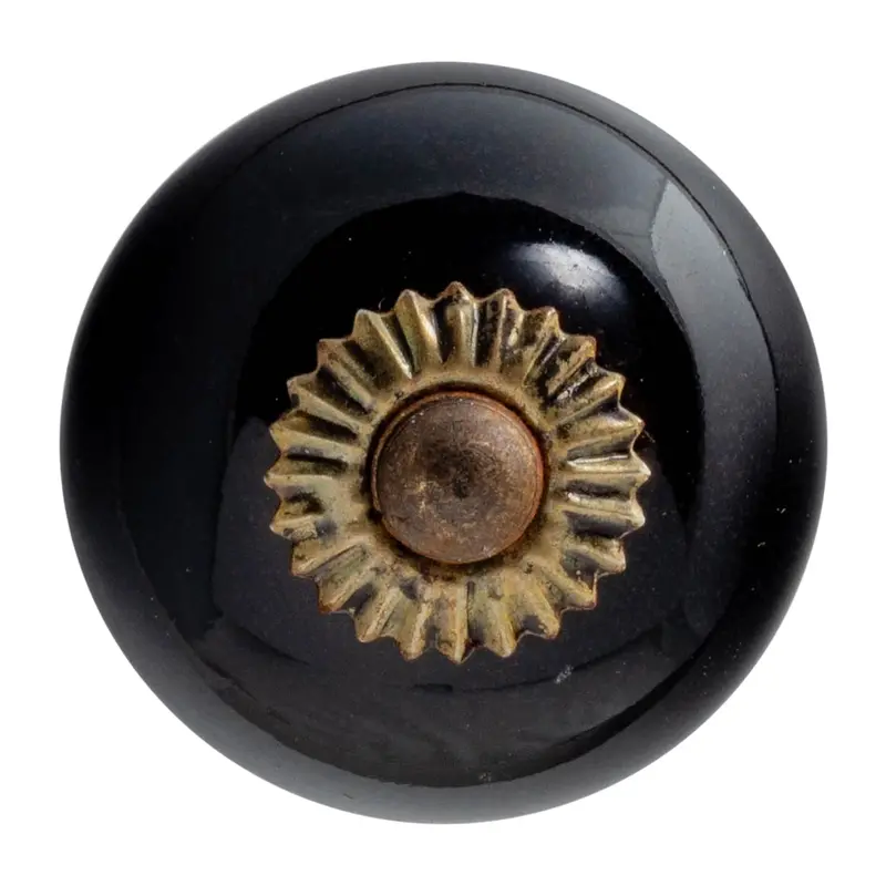 Minimalist Round Ceramic Cabinet Knobs 1