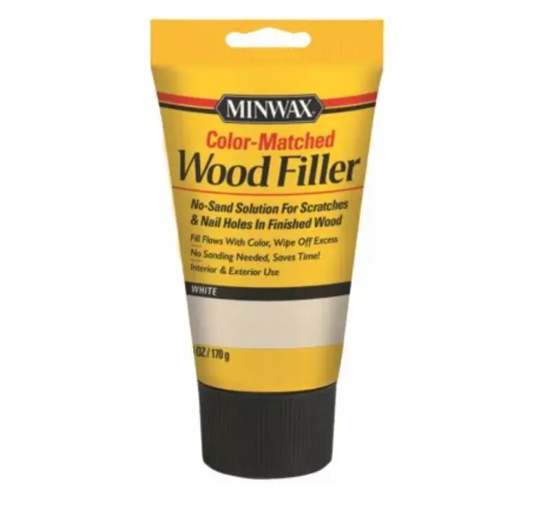 Minwax Stainable Wood Filler – White, 6 Oz 1