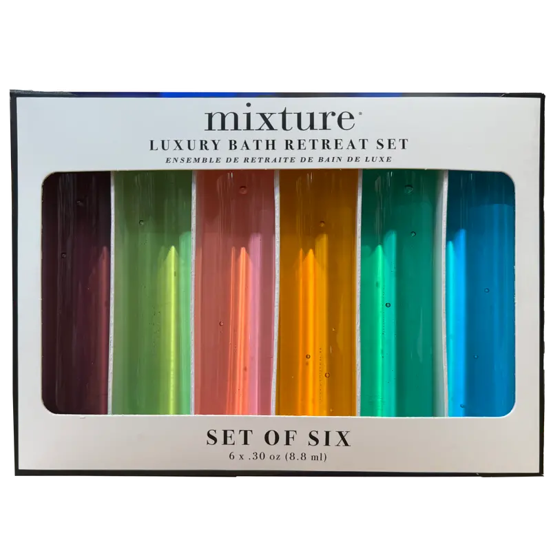 Mixture Luxury Bubble Bath Retreat Collection – Six-Scent Set 1