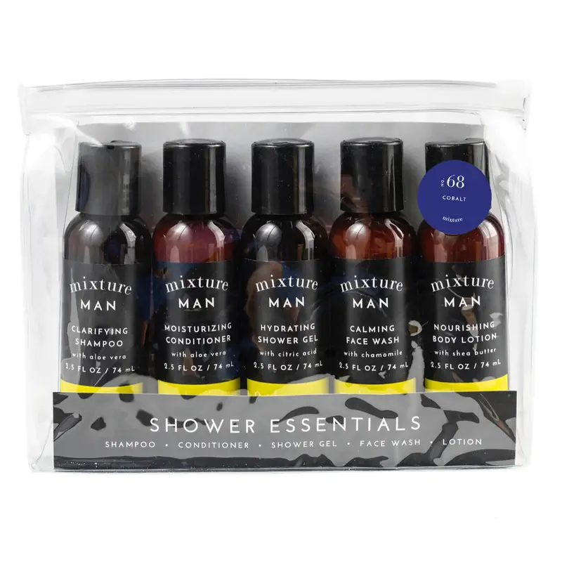Mixture Men’S Shower Essentials Gift Set – Cobalt Collection (5 Items) 1