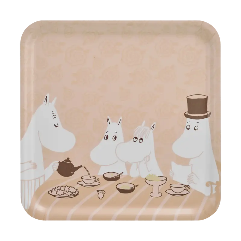 Moomin Coffee Time Square Tray – 33X33 Cm 1