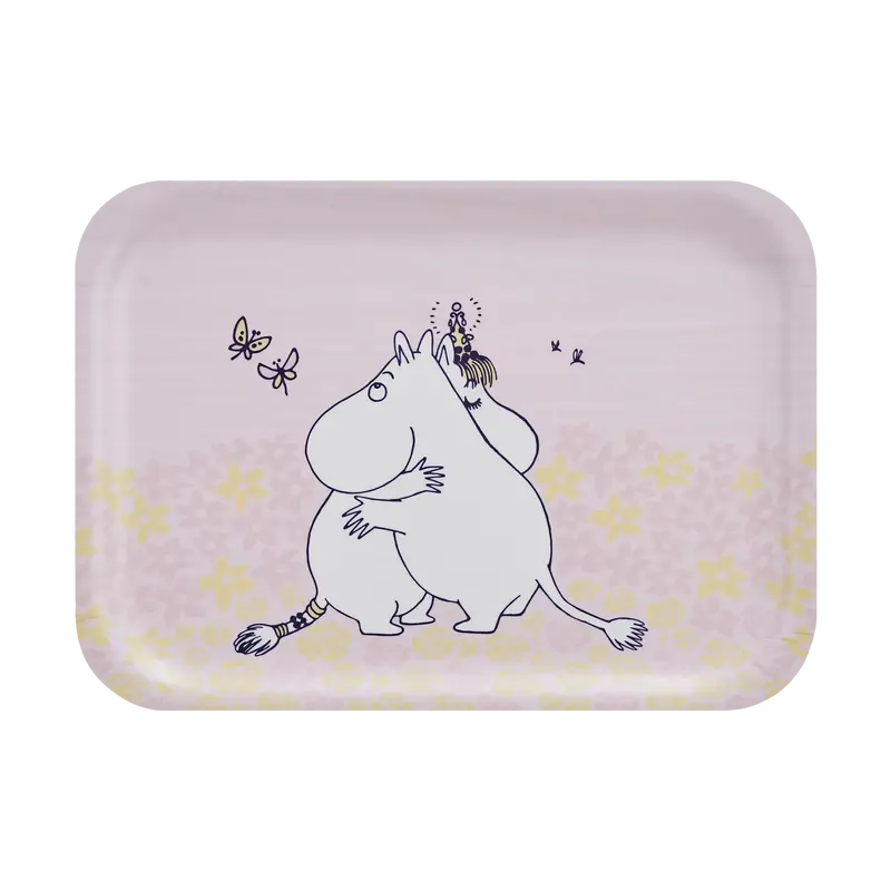 Moomin The Hug Illustrated Tray – 27X20 Cm 1
