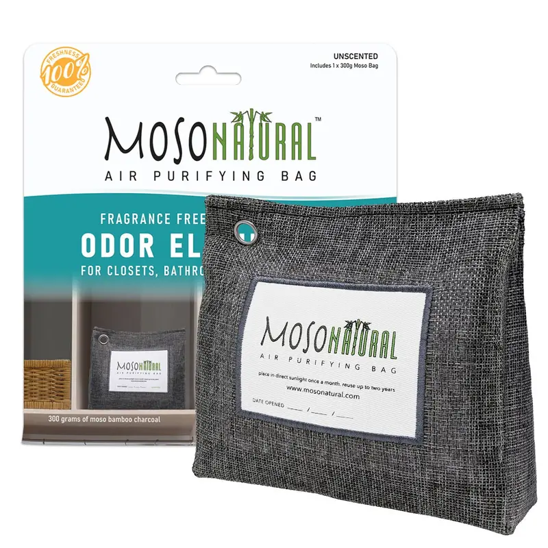 Moso Natural Bamboo Charcoal Air Purifier Bag – 300G For Small Rooms 1