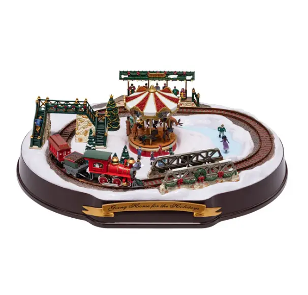 Mr. Christmas 90Th Anniversary Winter Wonderland Scene – Animated Tabletop Display 1