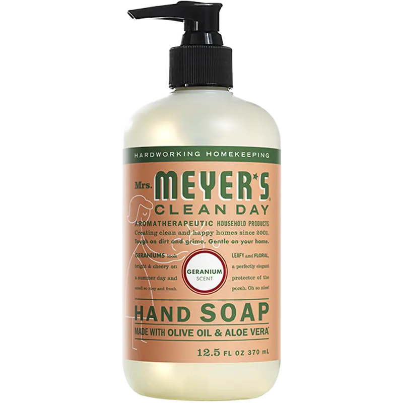 Mrs. Meyer’S Geranium Scented Liquid Hand Soap – 12 Oz 1