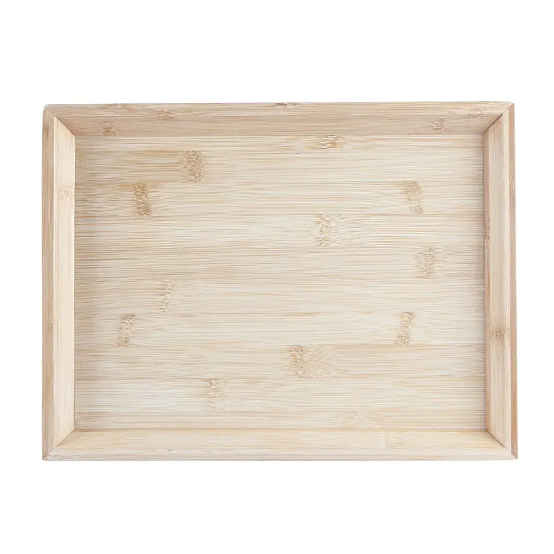 Natural Bamboo Serving Tray – 33X25Cm 1