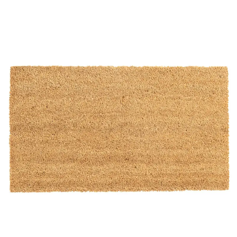 Natural Coir Door Mat – 70Cm X 40Cm, Minimalist Plain Design 1