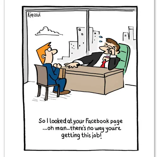 Nelson Line Studio Cartoon-Style Greeting Card – 5×7 Inch (Facebook-Inspired Design) 1