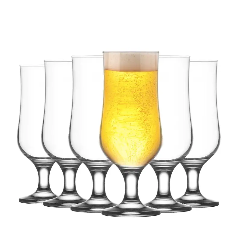 Nevakar Hurricane Beer Glass Set – 385Ml Clear, 6-Pack 1