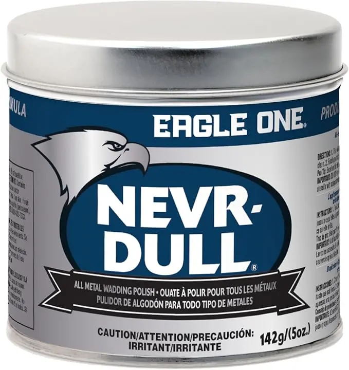 Nevr-Dull Eagle One All-Metal Polishing Wadding – 5 Oz Can 1