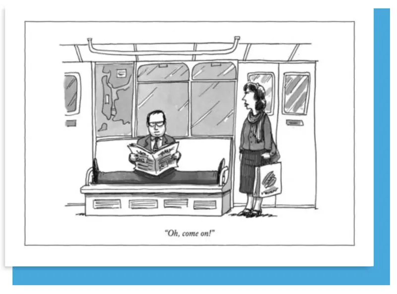 New Yorker Expressive Note Card: 'Oh, Come On!' 1