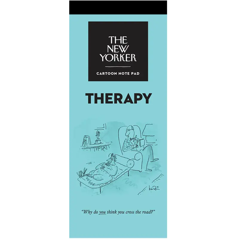 New Yorker Reflective Note Pad: 'Therapy Themes' 1