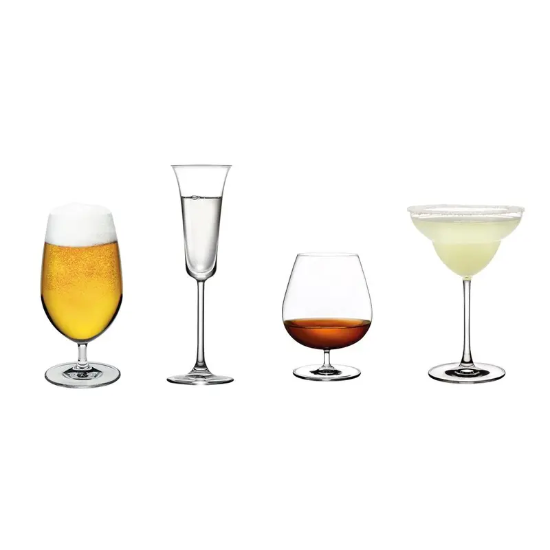 Nude Glass Vintage-Style Bar Glasses – Set Of 2 1