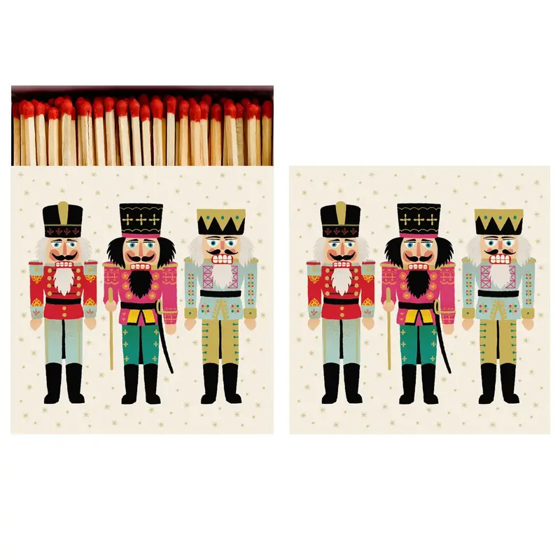 Nutcracker-Inspired Decorative Match Set – 60 Sticks 1