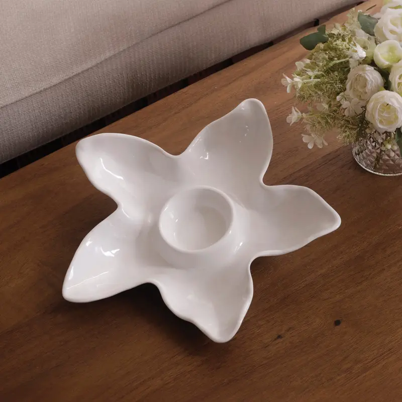 Ocean Starfish Chip And Dip Set By Beatriz Ball – Vida Melamine Serving Platter 1