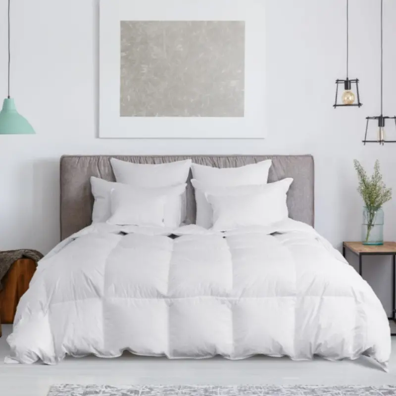 Organic White Goose Down Comforter By Downright – Ethically Sourced, Lightweight Loft 1