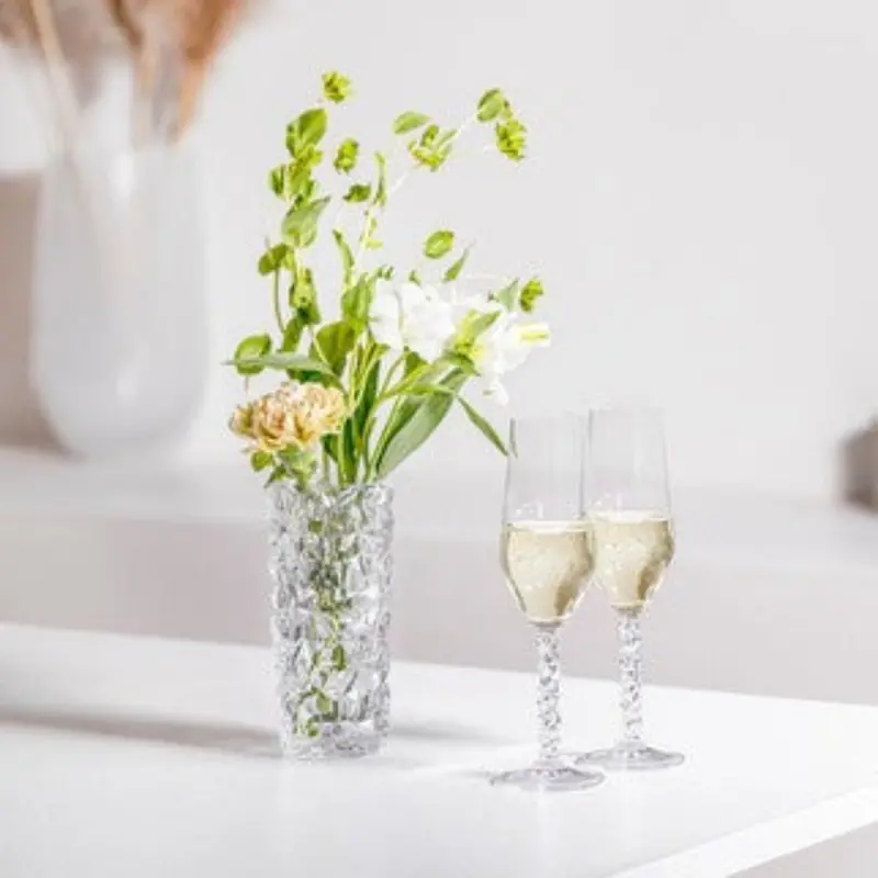 Orrefors Carat Champagne Flutes – Two-Piece Set 1