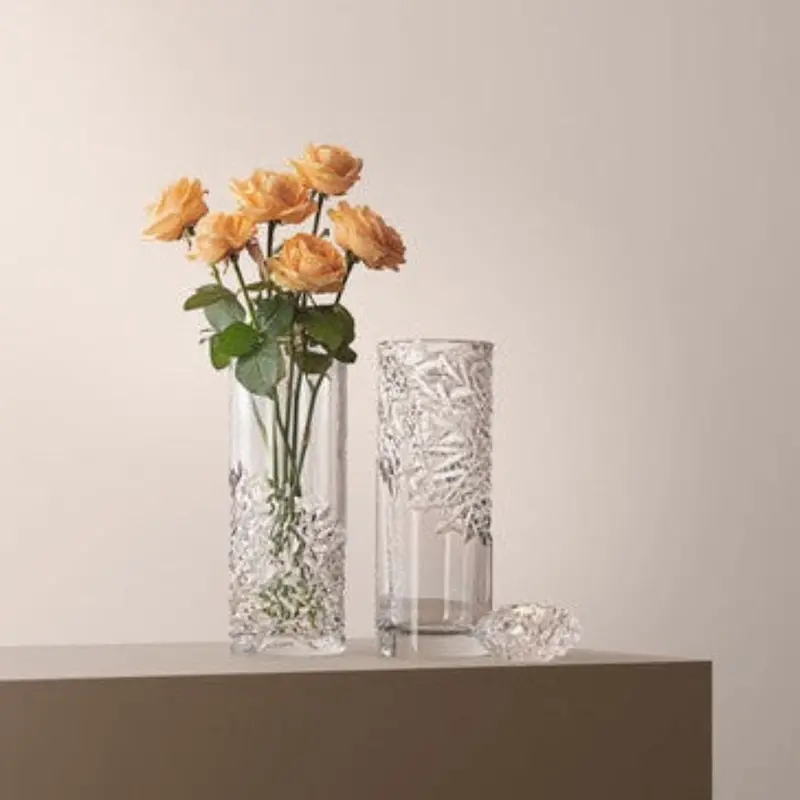 Orrefors Carat Lower Cut Textured Vase 1