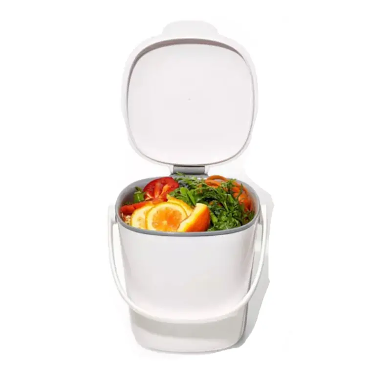 Oxo Easy-Clean Compost Bin – 0.75 Gallon, Matte White Finish 1
