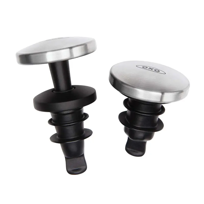 Oxo Expanding Silicone Wine Stoppers – Dual-Pack Set 1