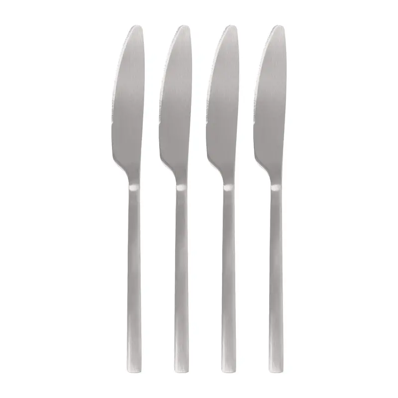 Pack Of 4 Stainless Steel Dinner Knives (21Cm) 1