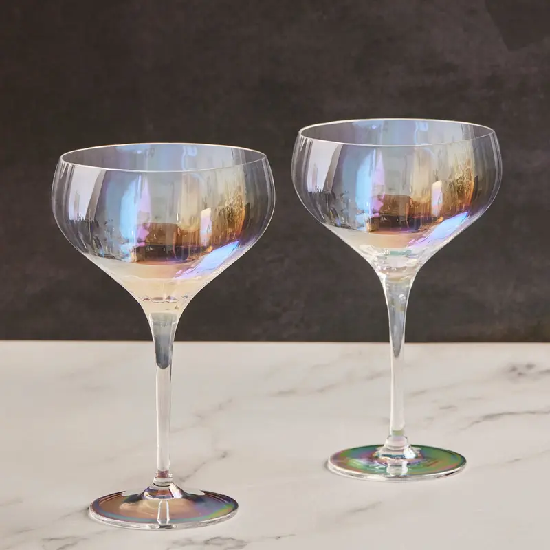 Palazzo Collection Champagne Saucers – Set Of 2 By Anton Studio Designs 1