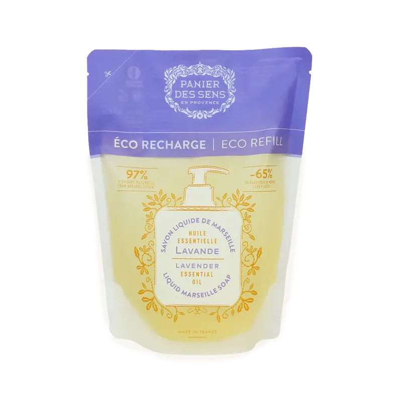 Panier Des Sens Relaxing Lavender Liquid Marseille Soap Refill – 16.9 Oz 1