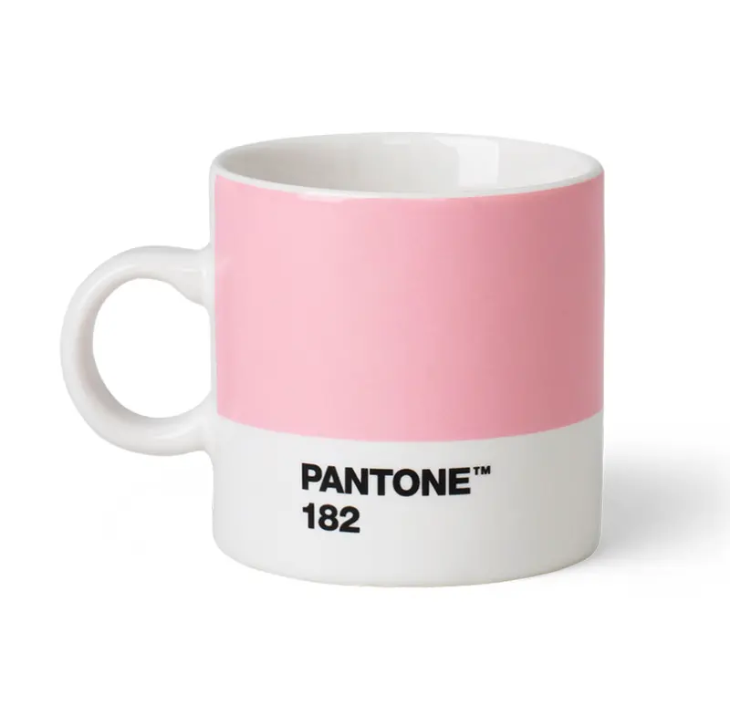 Pantone-Specified Espresso Cup In Soft Light Pink 182 1