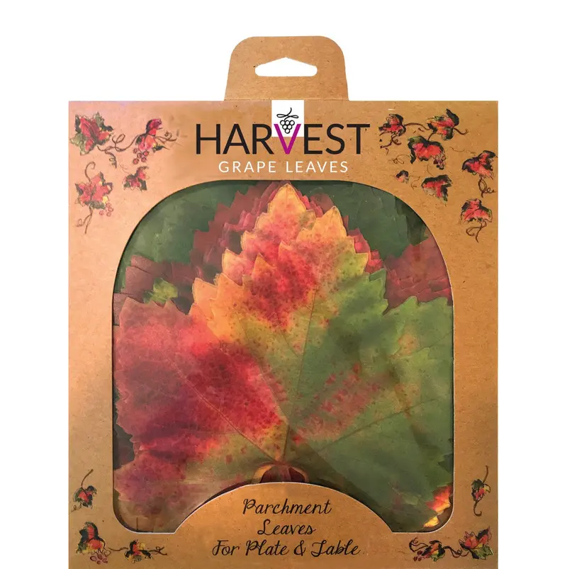 Parchment Cheese Leaves – Assorted Grape Varieties (20-Pack) 1