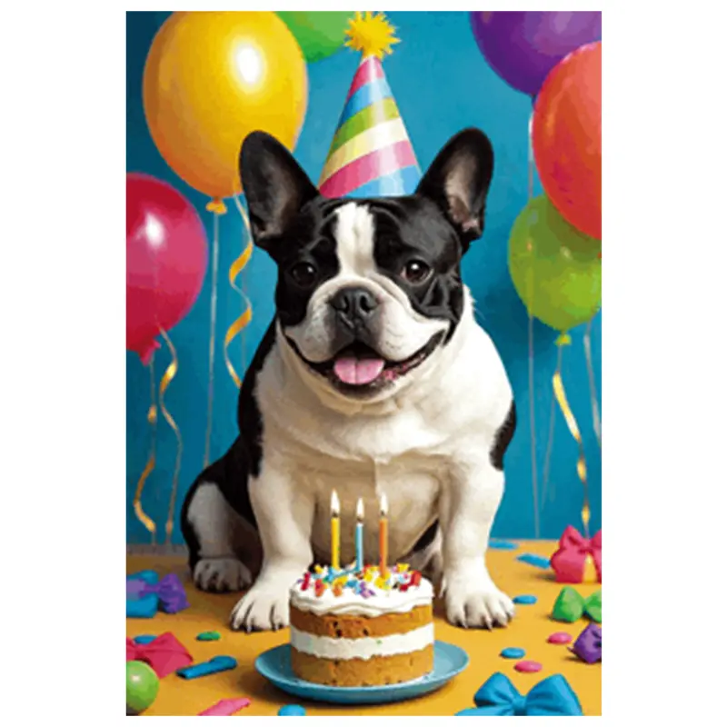 Party Partners 3D Lenticular Birthday Card – 'Dog Paw-Ty!' Theme 1