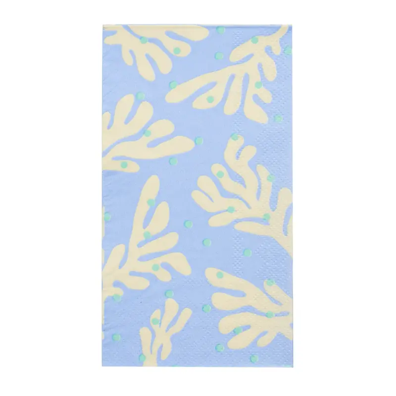 Pastel Sea Patterned Paper Guest Towels – 20-Piece Pack 1