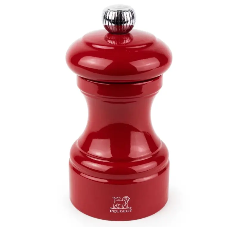 Peugeot Bistro Red Gloss Wood Pepper Mill – 4 Inch 1