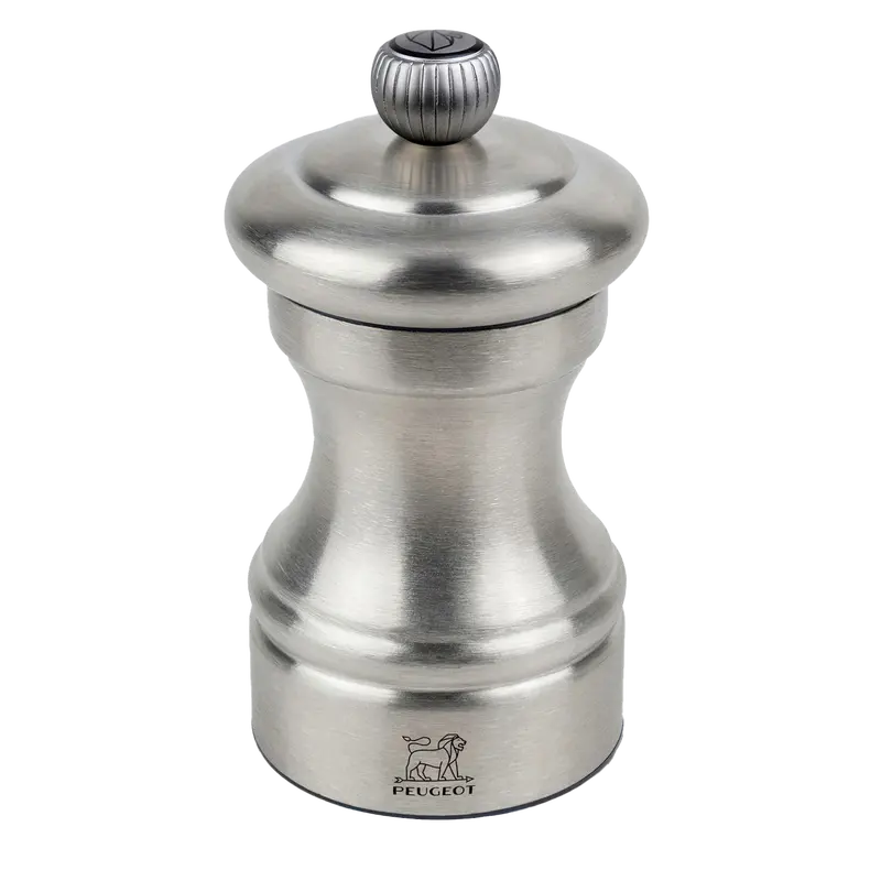 Peugeot Bistro Stainless Steel Pepper Grinder – 4-Inch Hand-Crank Mill 1